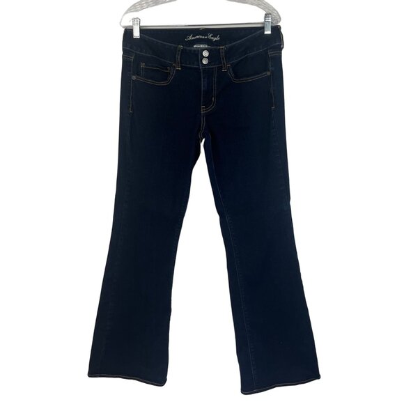 American Eagle Outfitters - AE Artist Jean - Dark Blue size 12 regular - Picture 1 of 9